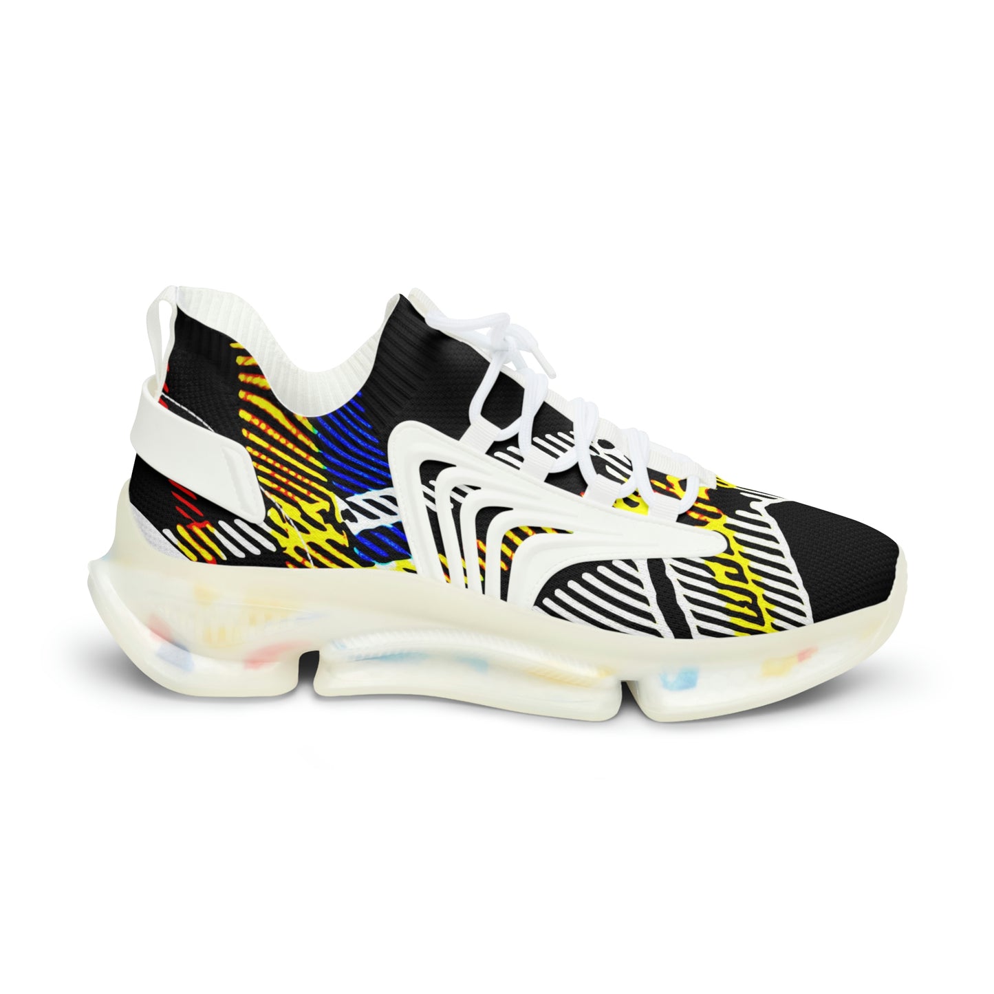 fashion mens lightweight breathable trainers shoes in bold graphic plaid pattern print in rainbow colors black, men’s Athletic Shoes in Graphic Print Colors ,  colorful printed shoes men sneakers trendy,