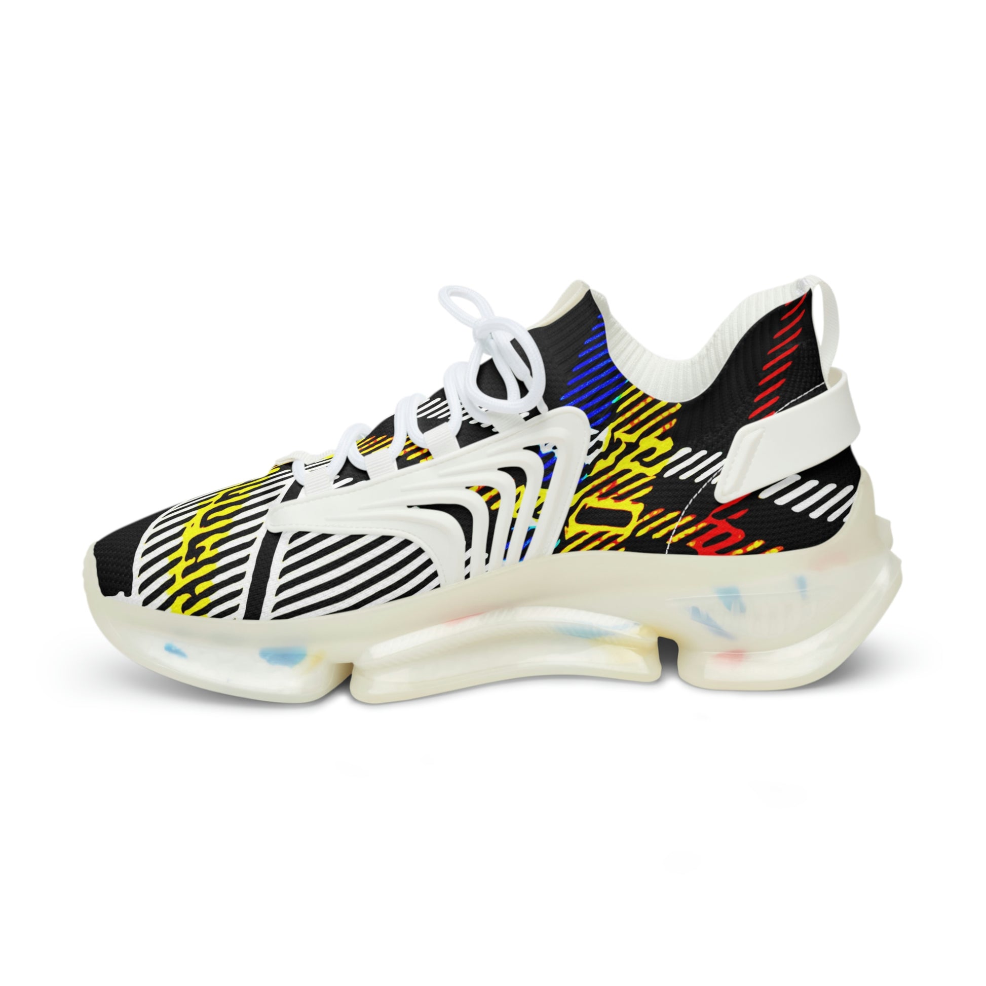 fashion mens lightweight breathable trainers shoes in bold graphic plaid pattern print in rainbow colors black, men’s Athletic Shoes in Graphic Print Colors ,  colorful printed shoes men sneakers trendy,